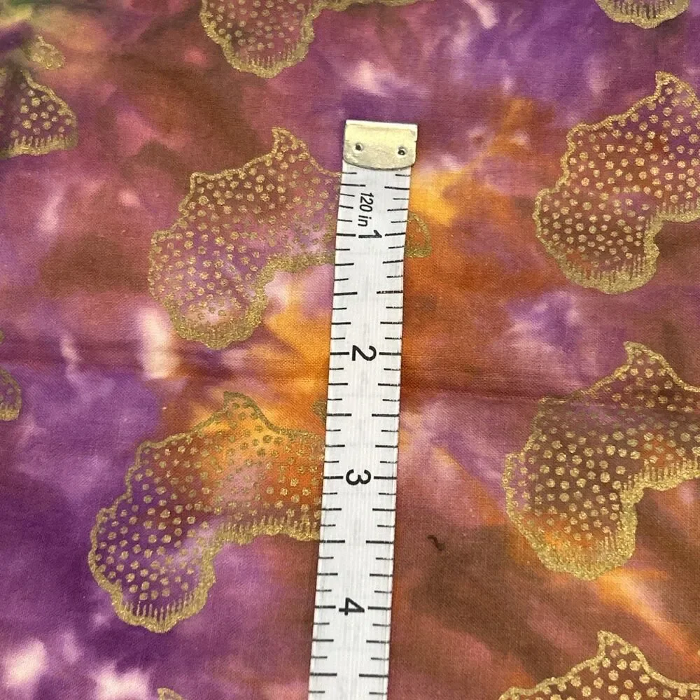 Batik Fabric 8 Pc  Lot Quilting Crafts Sewing Art Project Cotton Prints